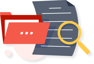 ファイル・虫眼鏡